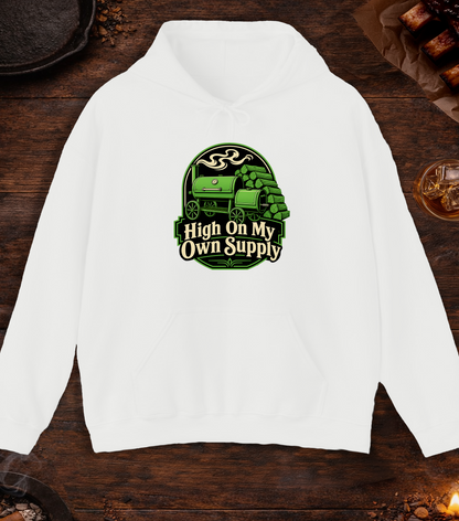 High On My Own Supply Hoodie - White