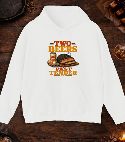 Two Beers Past Hoodie - White