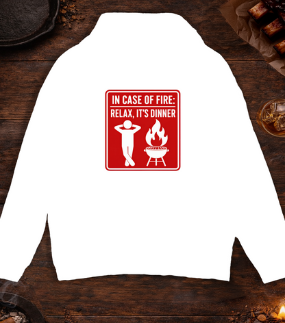 In Case of Fire Hoodie - White
