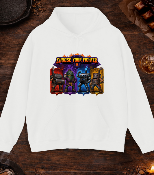 Choose Your Fighter Hoodie - White