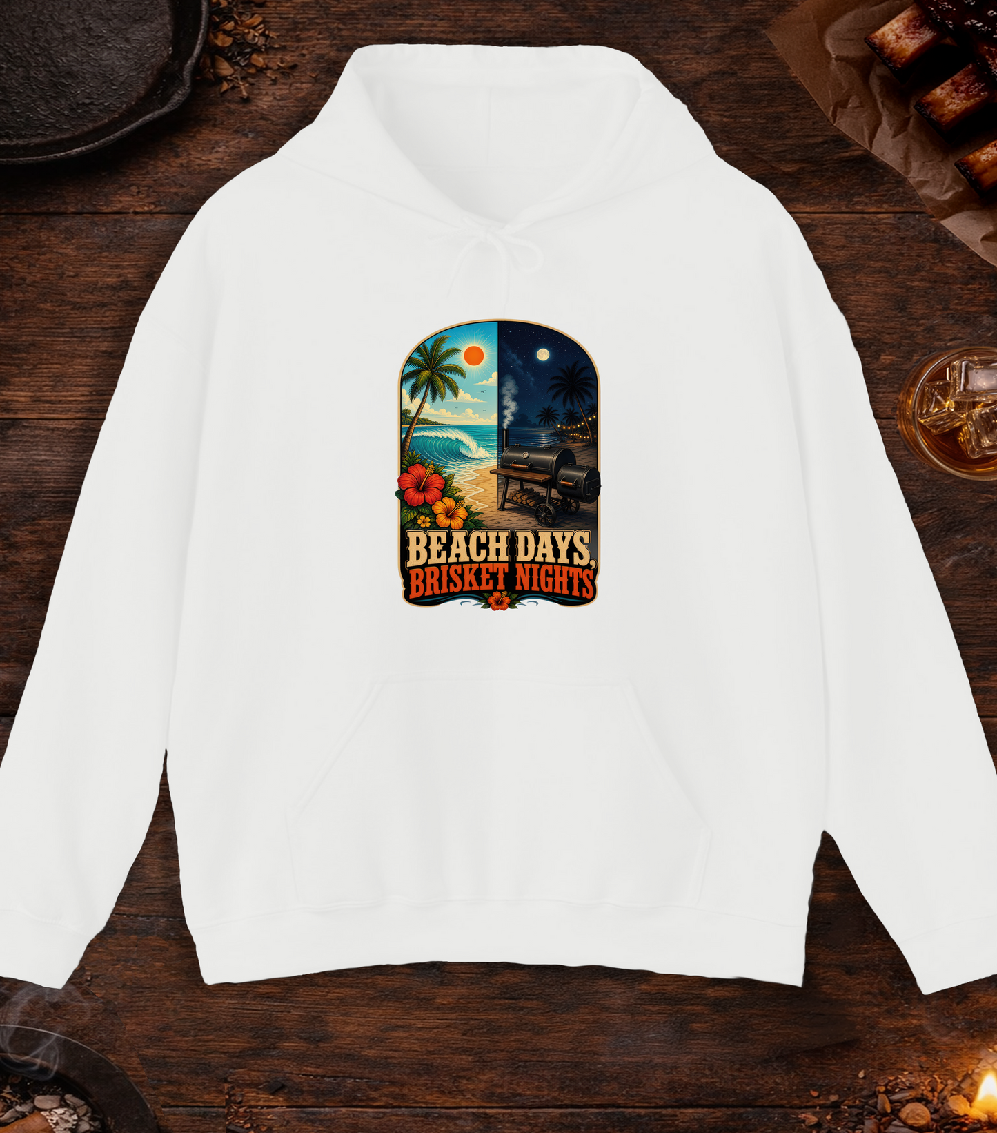 Beach Days Hoodie - White