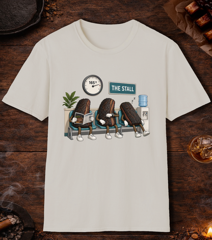 Stall Waiting Room T-Shirt - Ice Grey