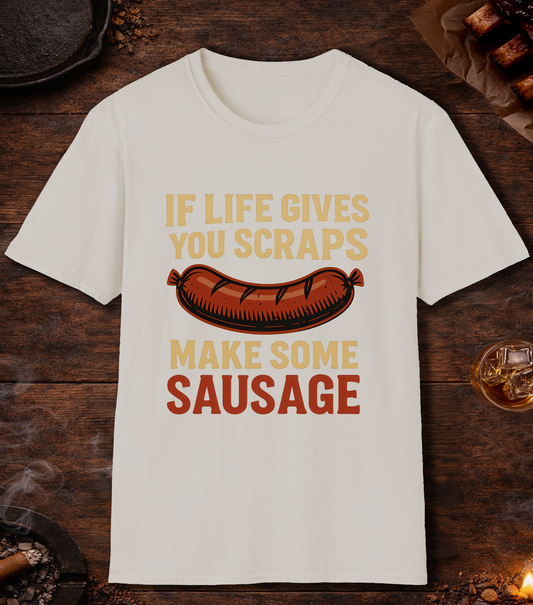 If Life Gives You Scraps T-Shirt - Ice Grey