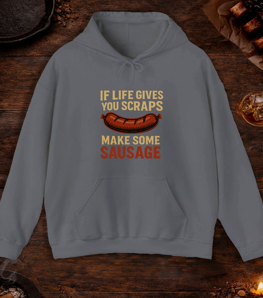 If Life Gives You Scraps Hoodie - Charcoal