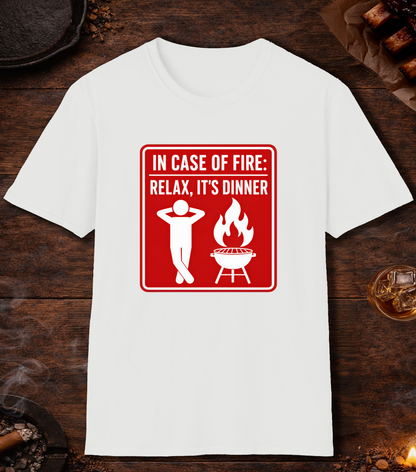 In Case of Fire T-Shirt - White