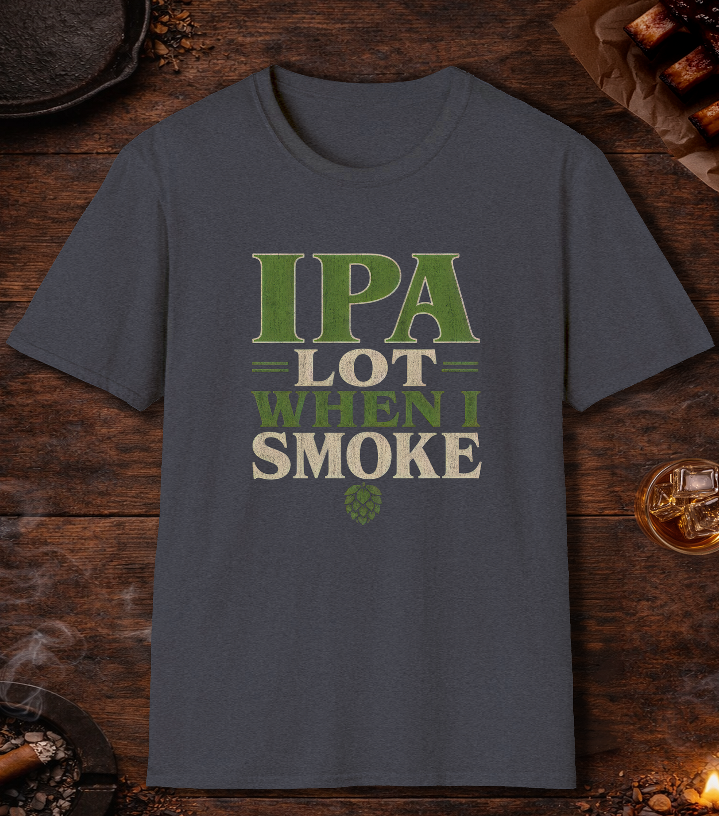 IPA Lot T-Shirt - Heather Navy