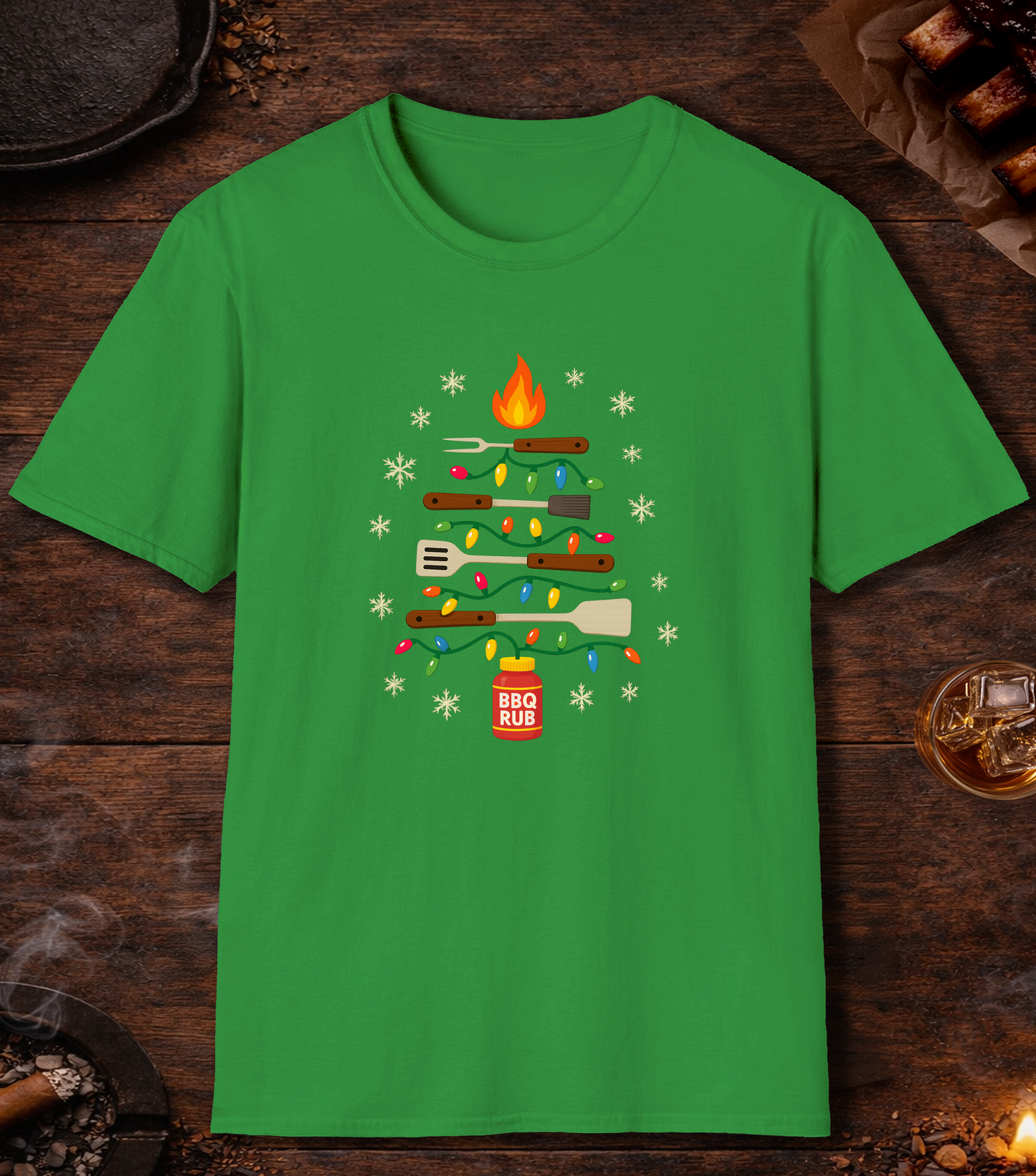 Christmas Tree T-Shirt - Irish Green