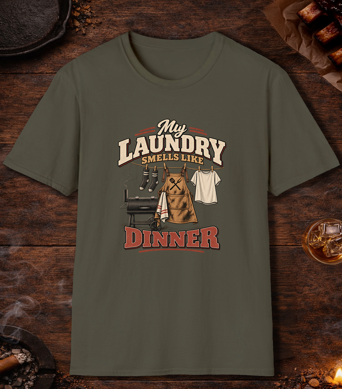 Laundry Smells - Military Green