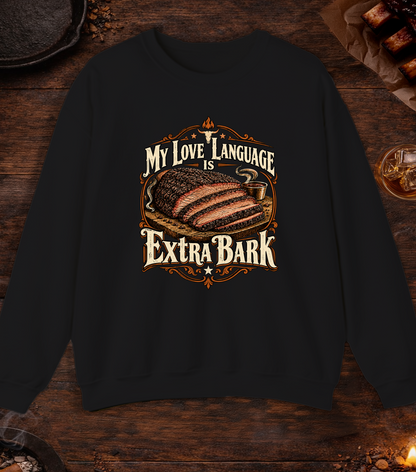 Love Language Bark - Black