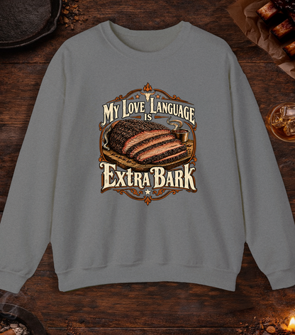 Love Language Bark - Graphite Heather