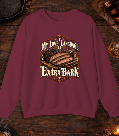 Love Language Bark - Maroon