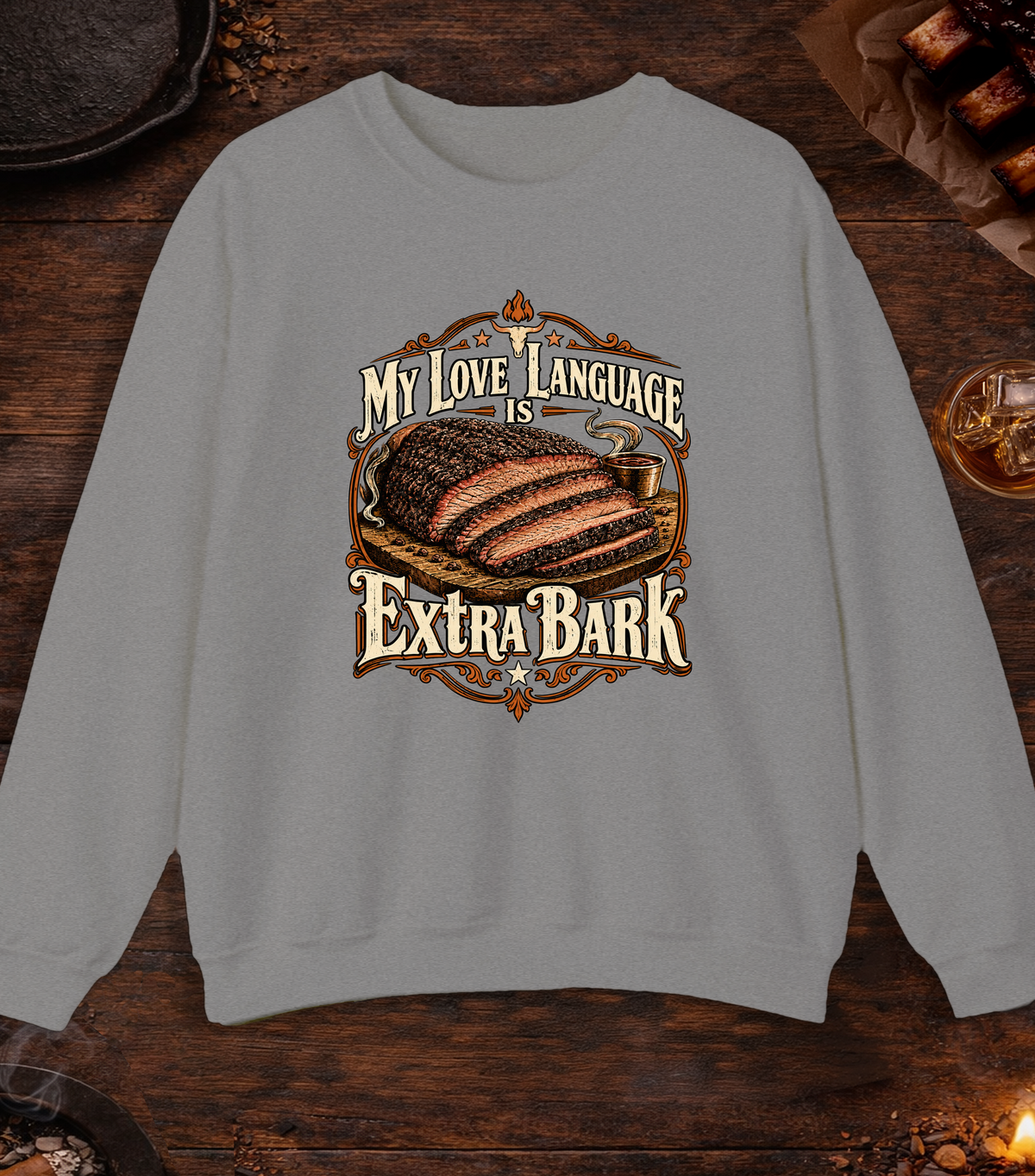 Love Language Bark - Sport Grey