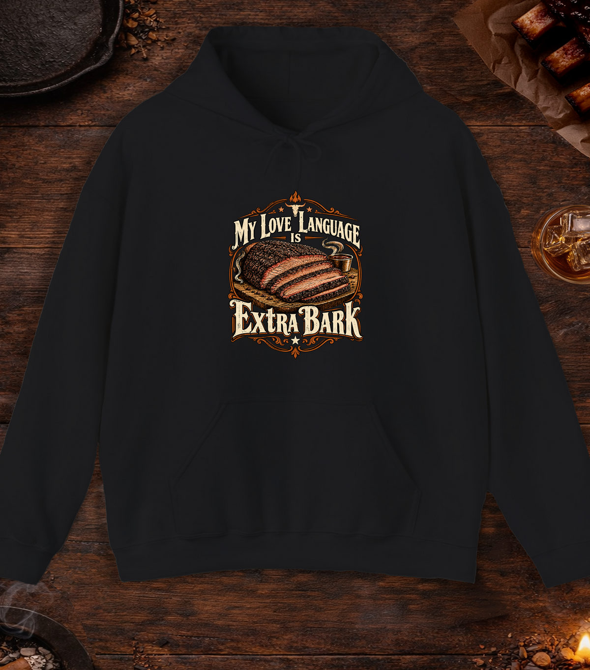 Love Language Bark - Black