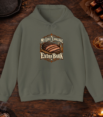 Love Language Bark - Military Green