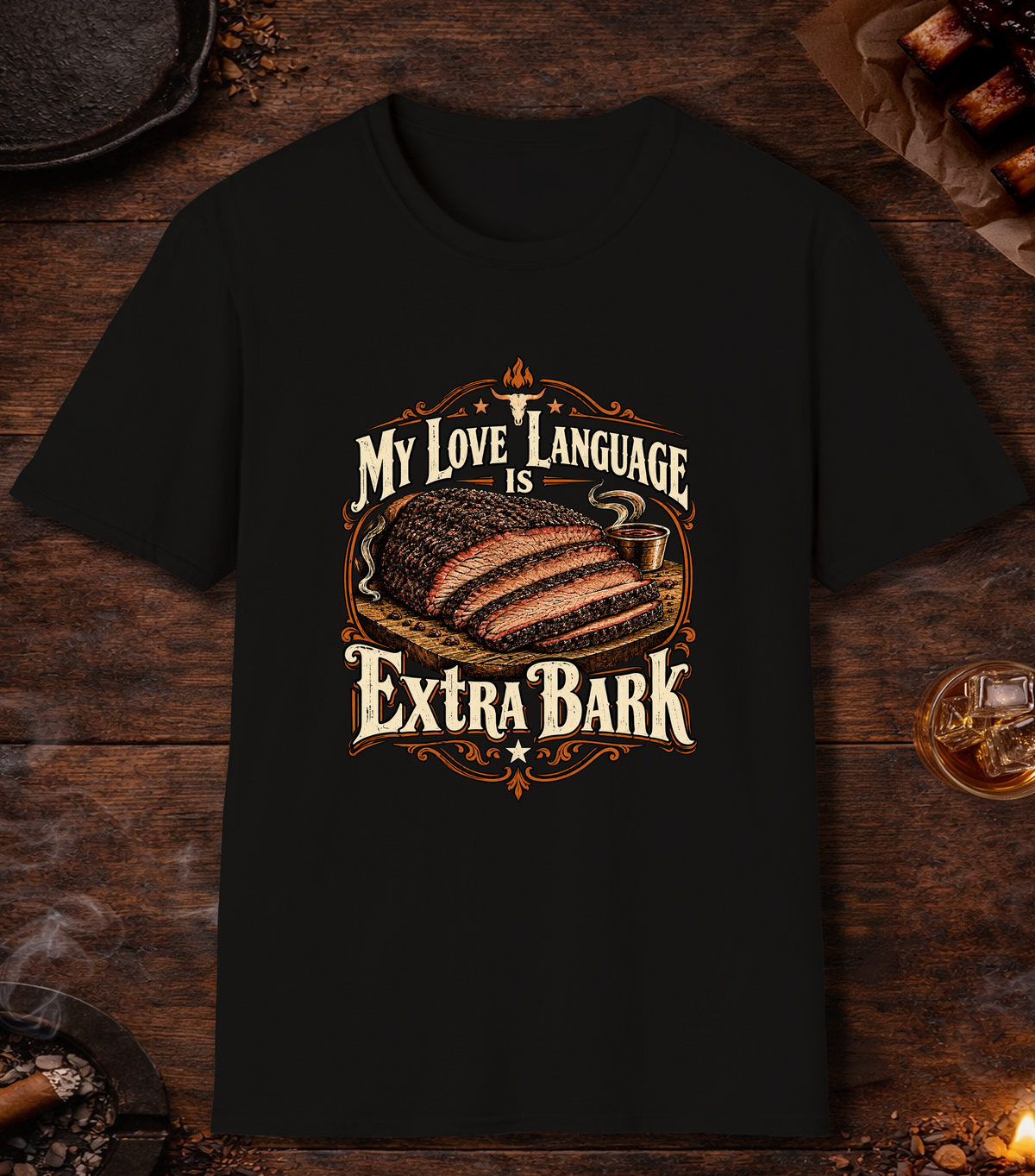 Love Language Bark - Black