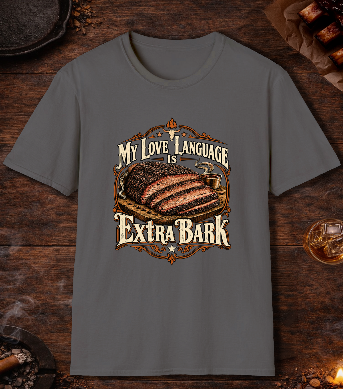 Love Language Bark - Charcoal