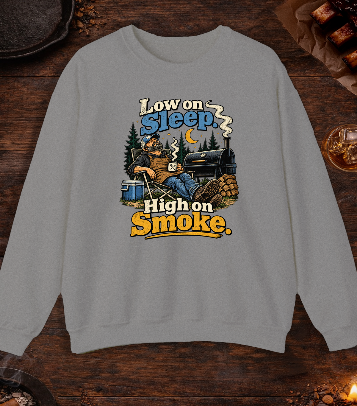 Low On Sleep - Sport Grey