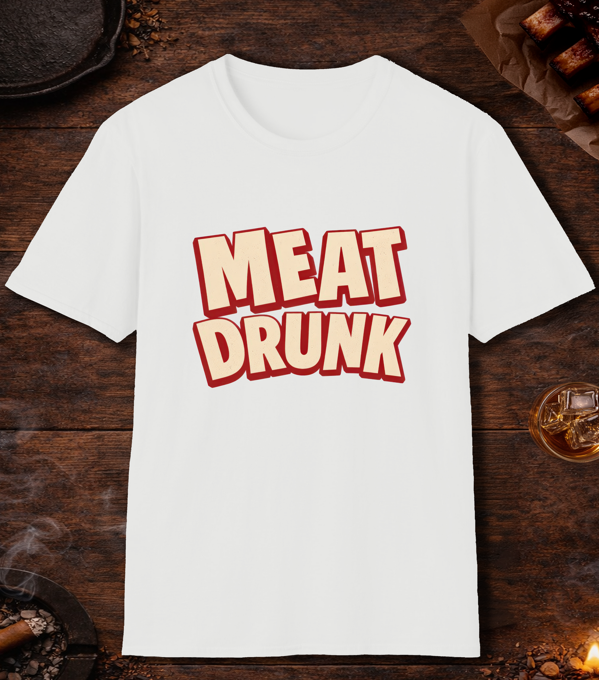 Meat Drunk T-Shirt - White