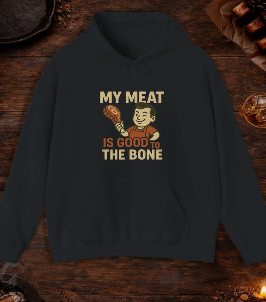 Meat Good To Bone Hoodie - Black