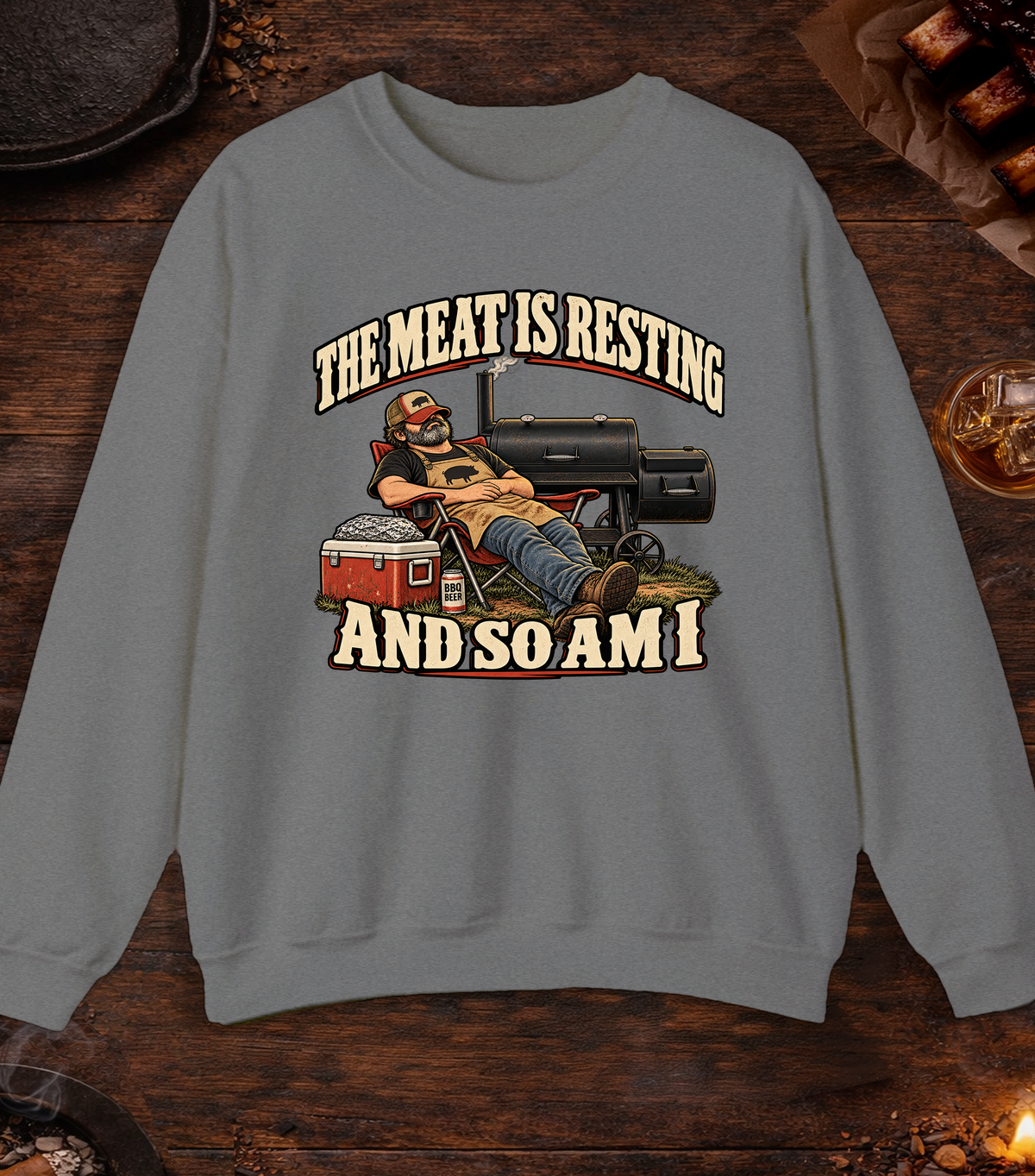 Meat Is Resting - Graphite Heather