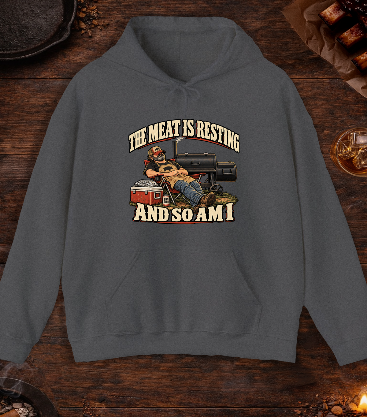 Meat Is Resting - Dark Heather