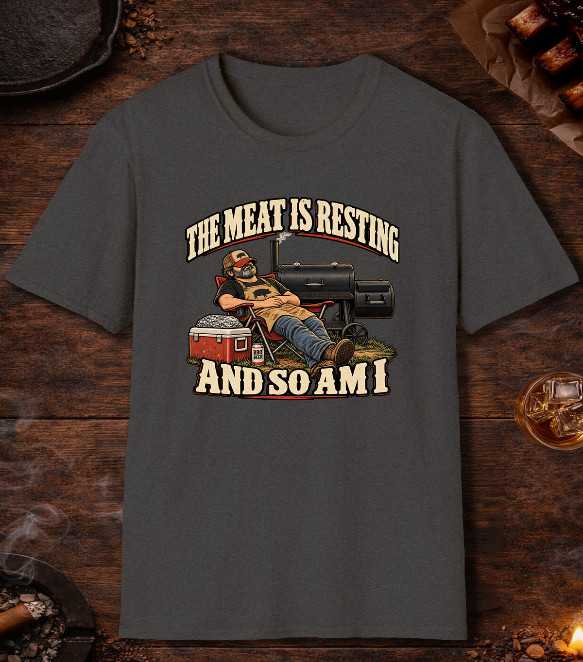 Meat Is Resting - Dark Heather