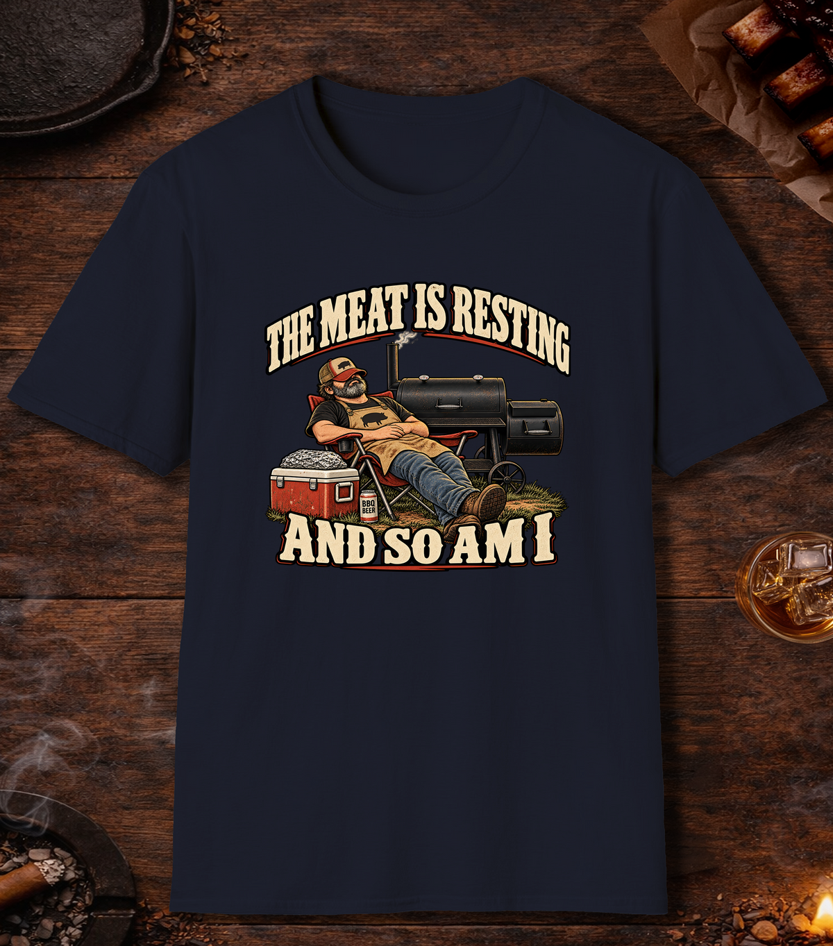 Meat Is Resting - Navy