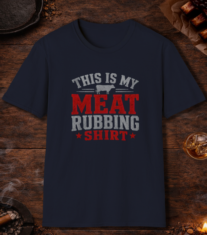 Meat Rubbing Shirt T-Shirt - Navy