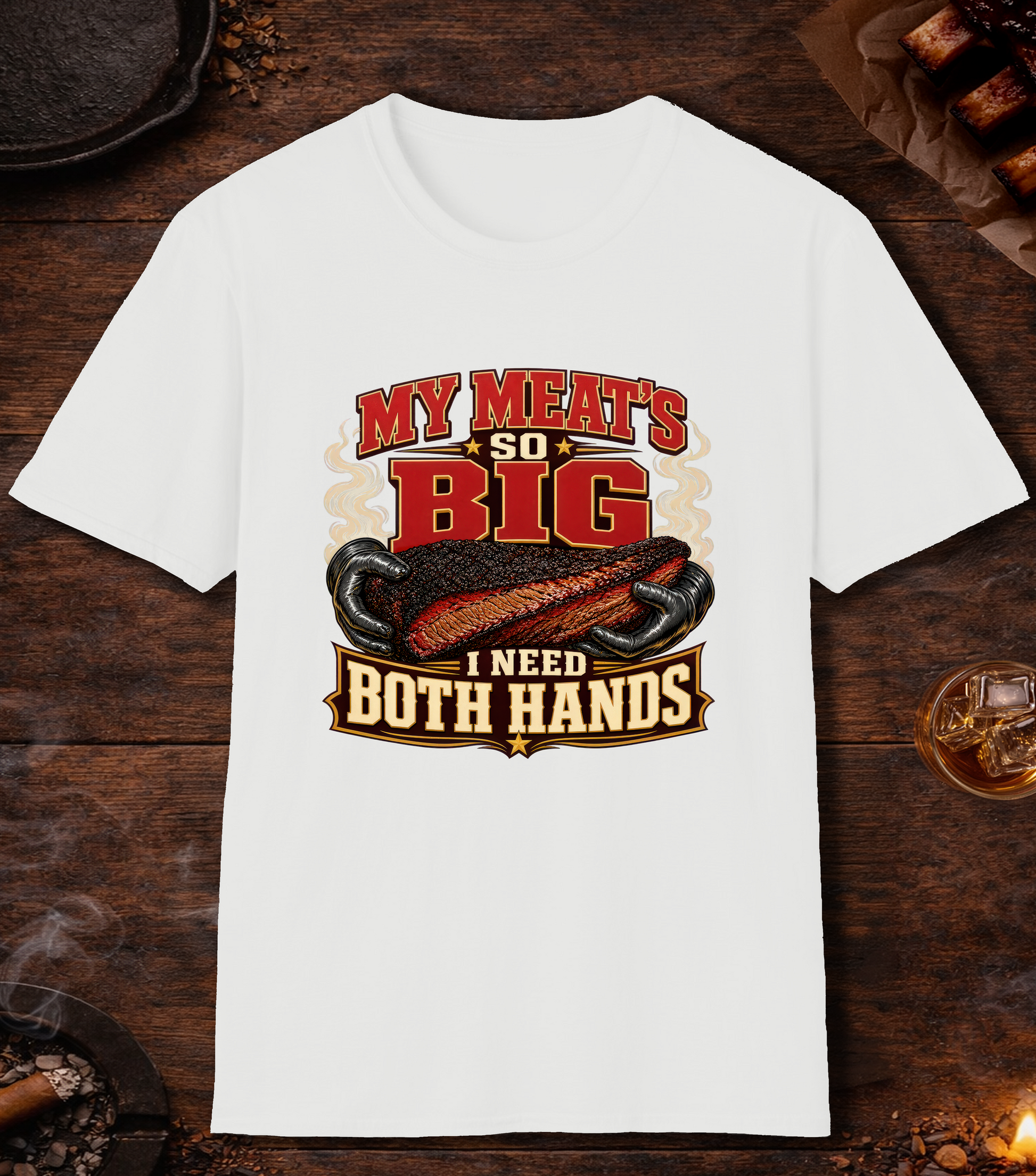 Meats So Big T-Shirt - White