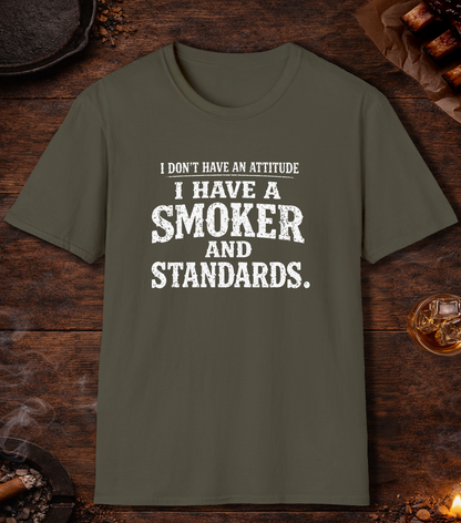 Smoker And Standards T-Shirt - Military Green