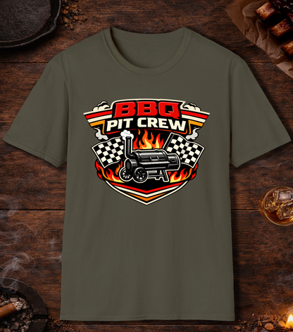 BBQ Pit Crew T-Shirt - Military Green
