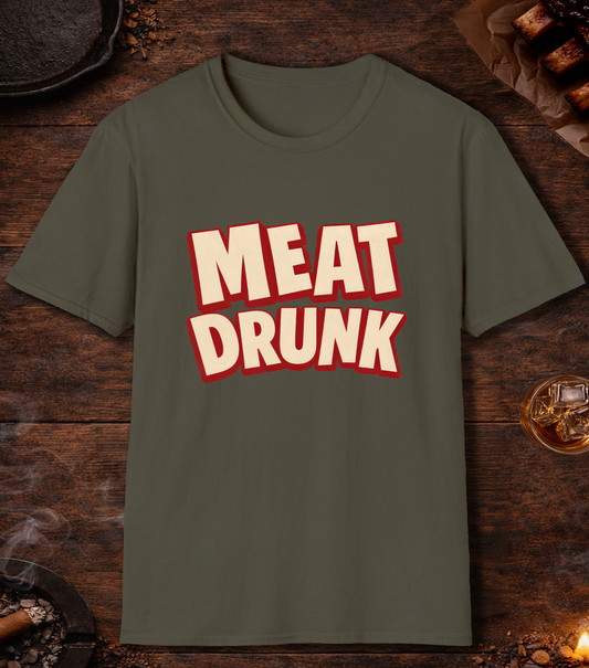 Meat Drunk T-Shirt - Military Green