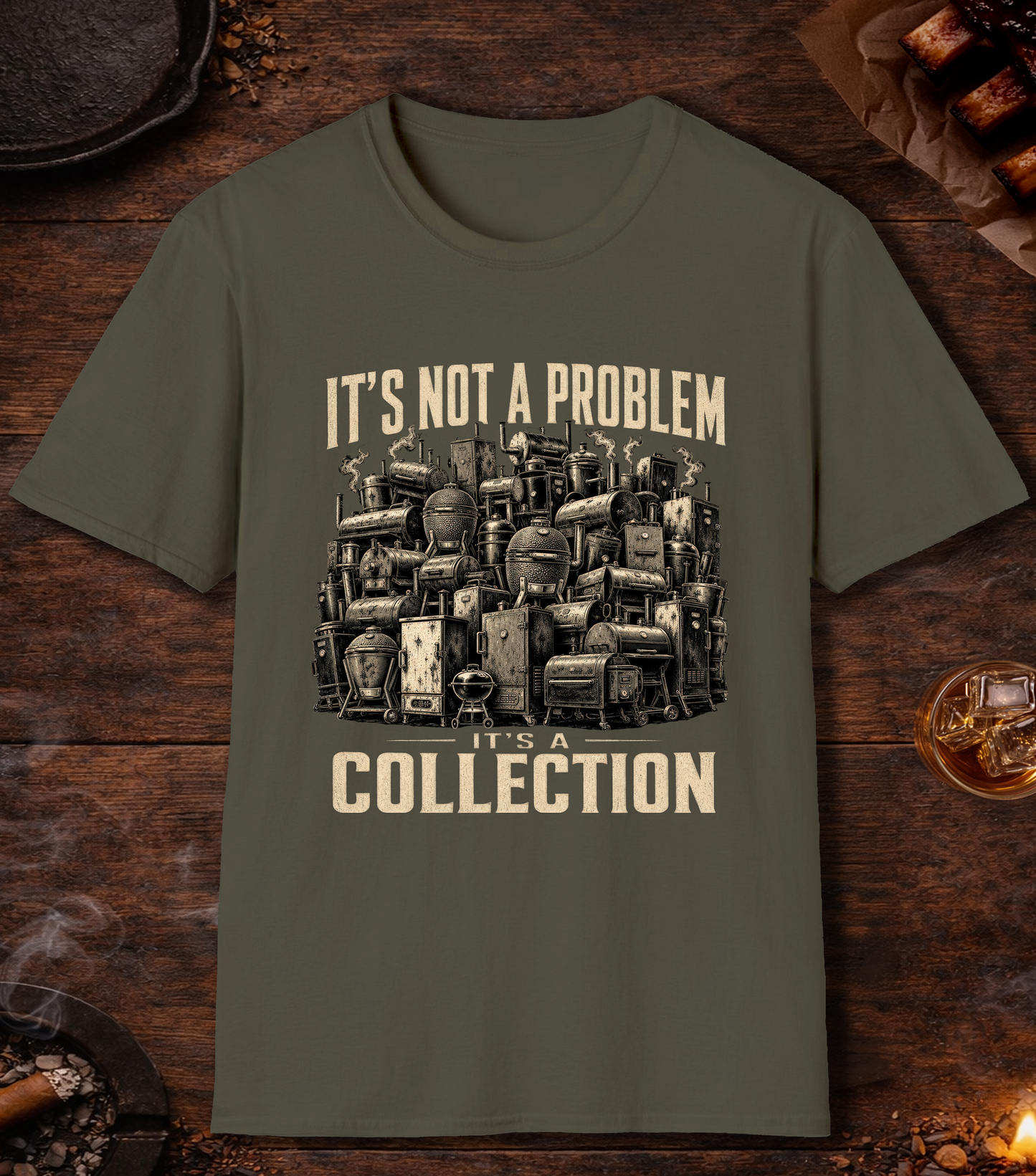 Its A Collection T-Shirt - Military Green