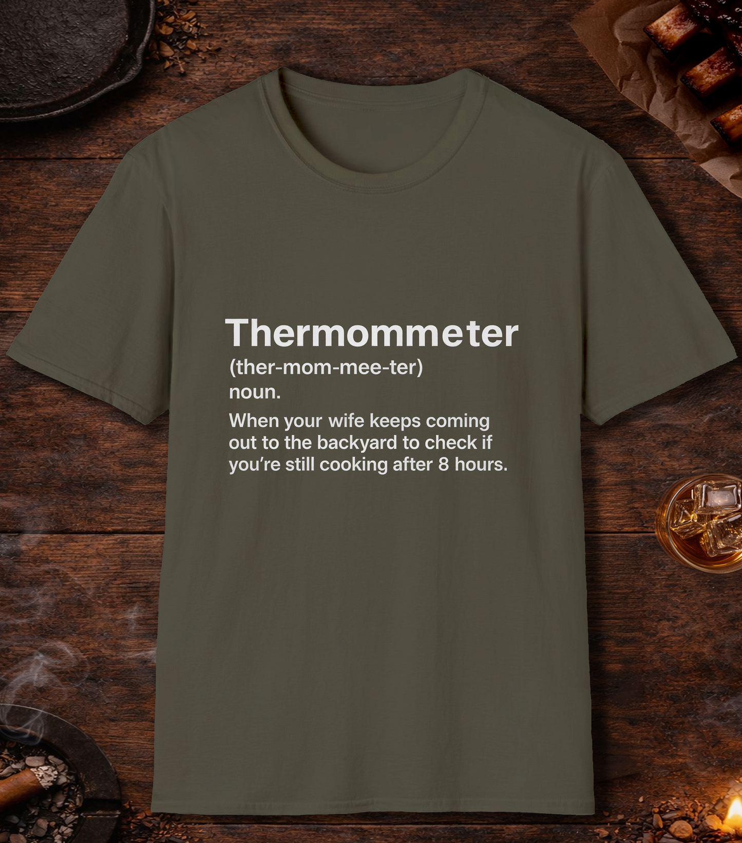 Thermommeter T-Shirt - Military Green