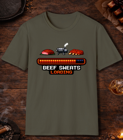 Beef Sweats Loading T-Shirt - Military Green