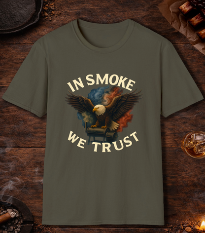 In Smoke We Trust T-Shirt - Military Green