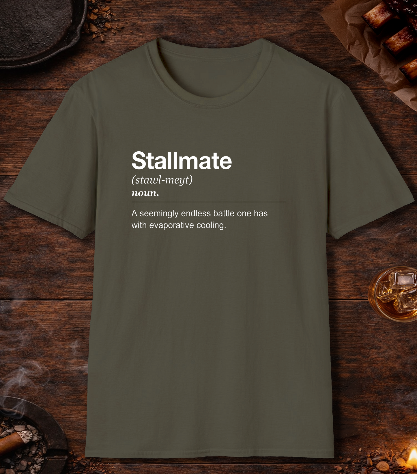 Stallmate Definition T-Shirt - Military Green