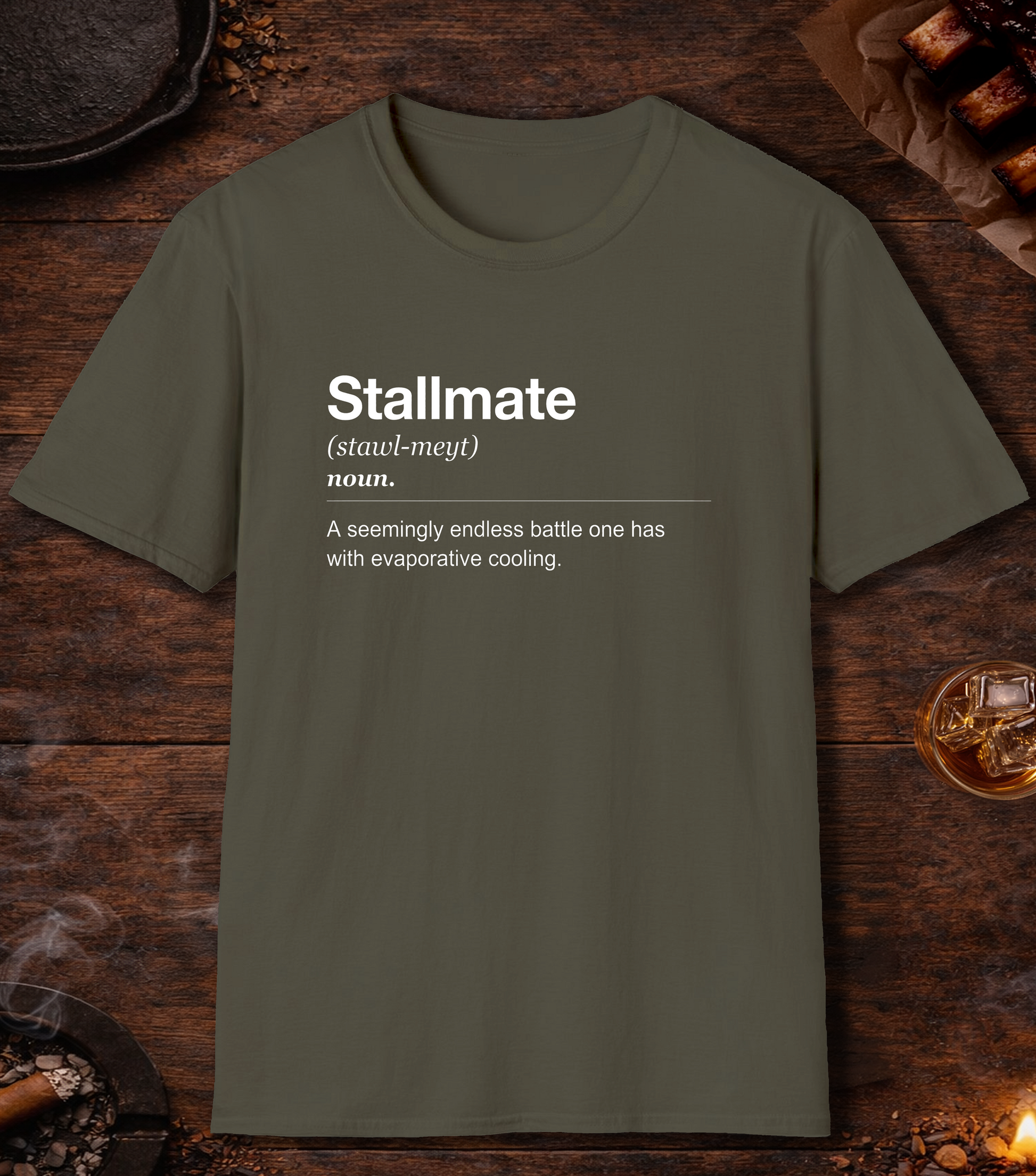 Stallmate Definition T-Shirt - Military Green