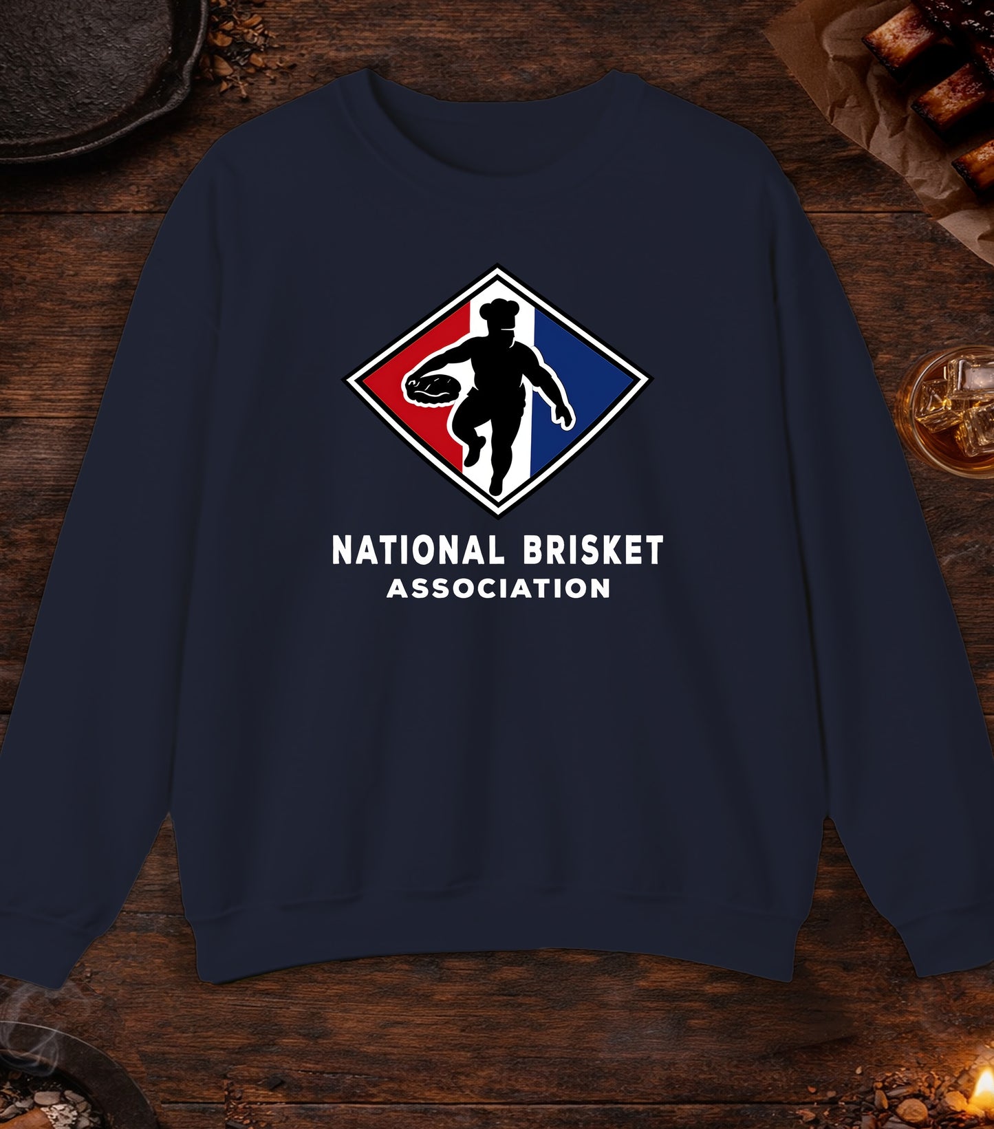 National Brisket Association Crewneck - Navy