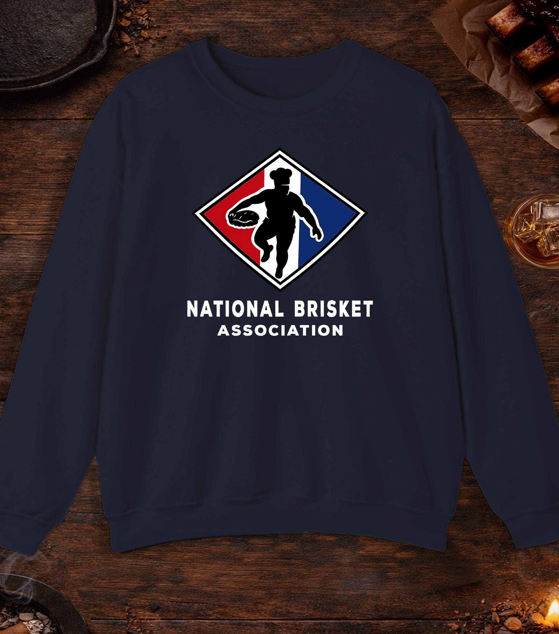 National Brisket Association Crewneck - Navy