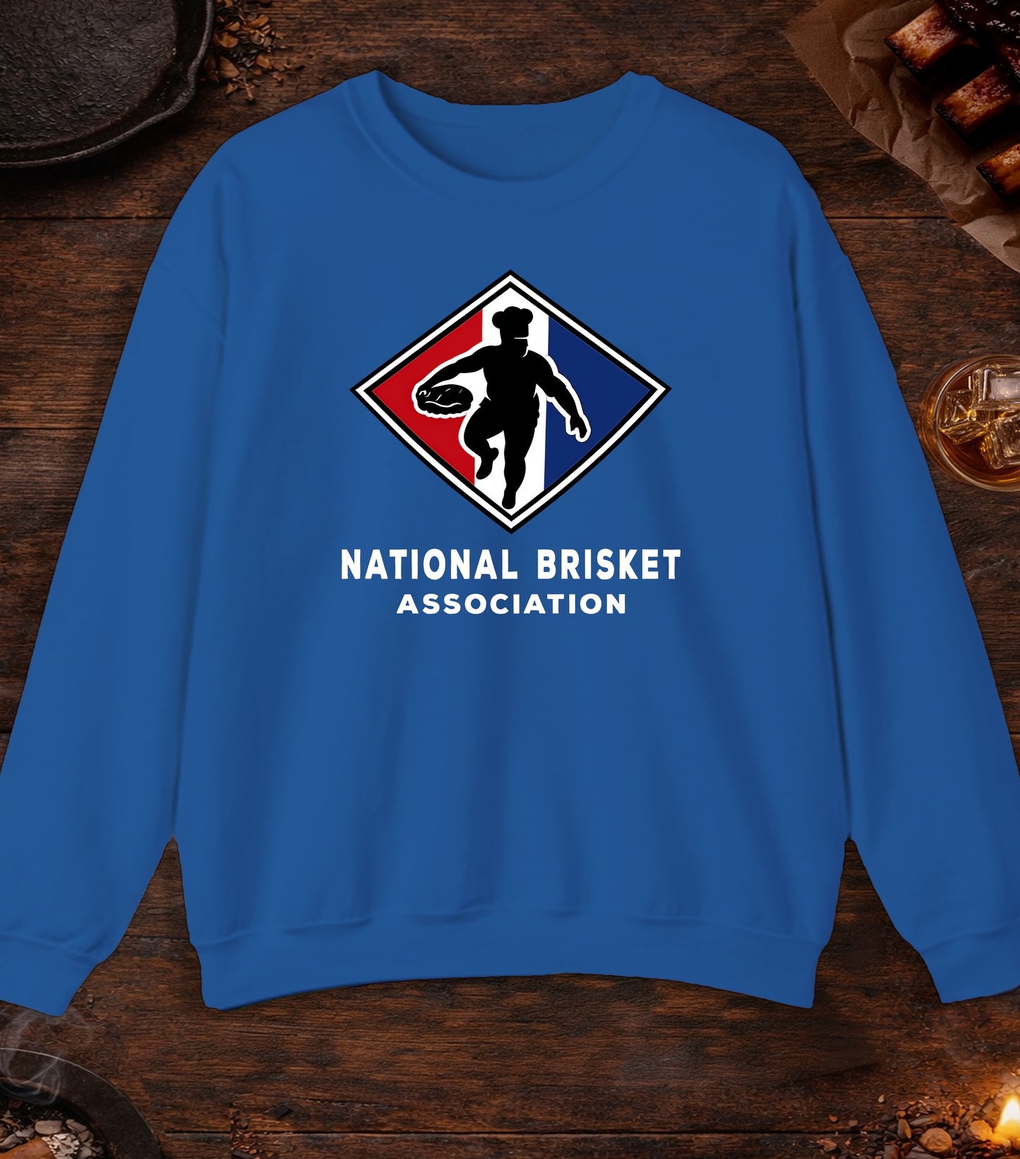 National Brisket Association Crewneck - Royal