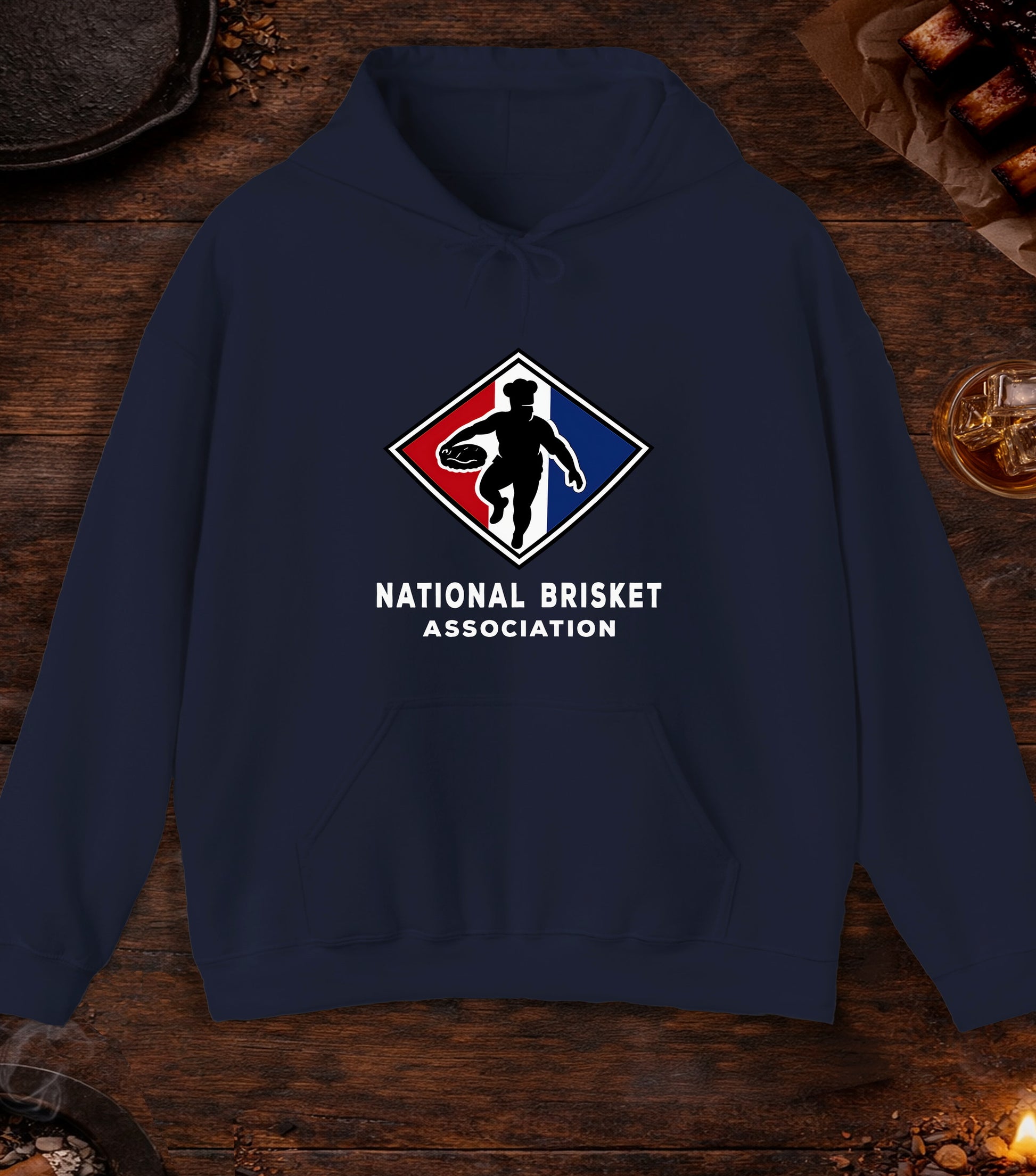 National Brisket Association Hoodie - Navy