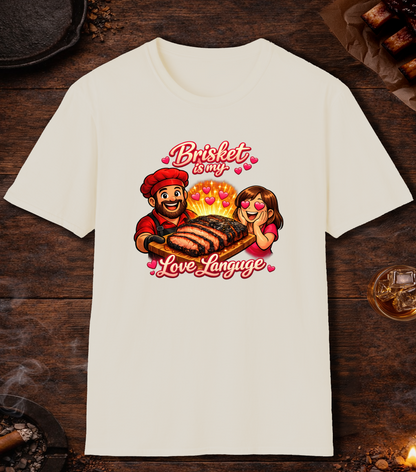 Brisket Is My Love Language T-Shirt - Natural