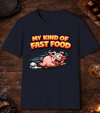 My Kind Of Fast Food T-Shirt - Navy