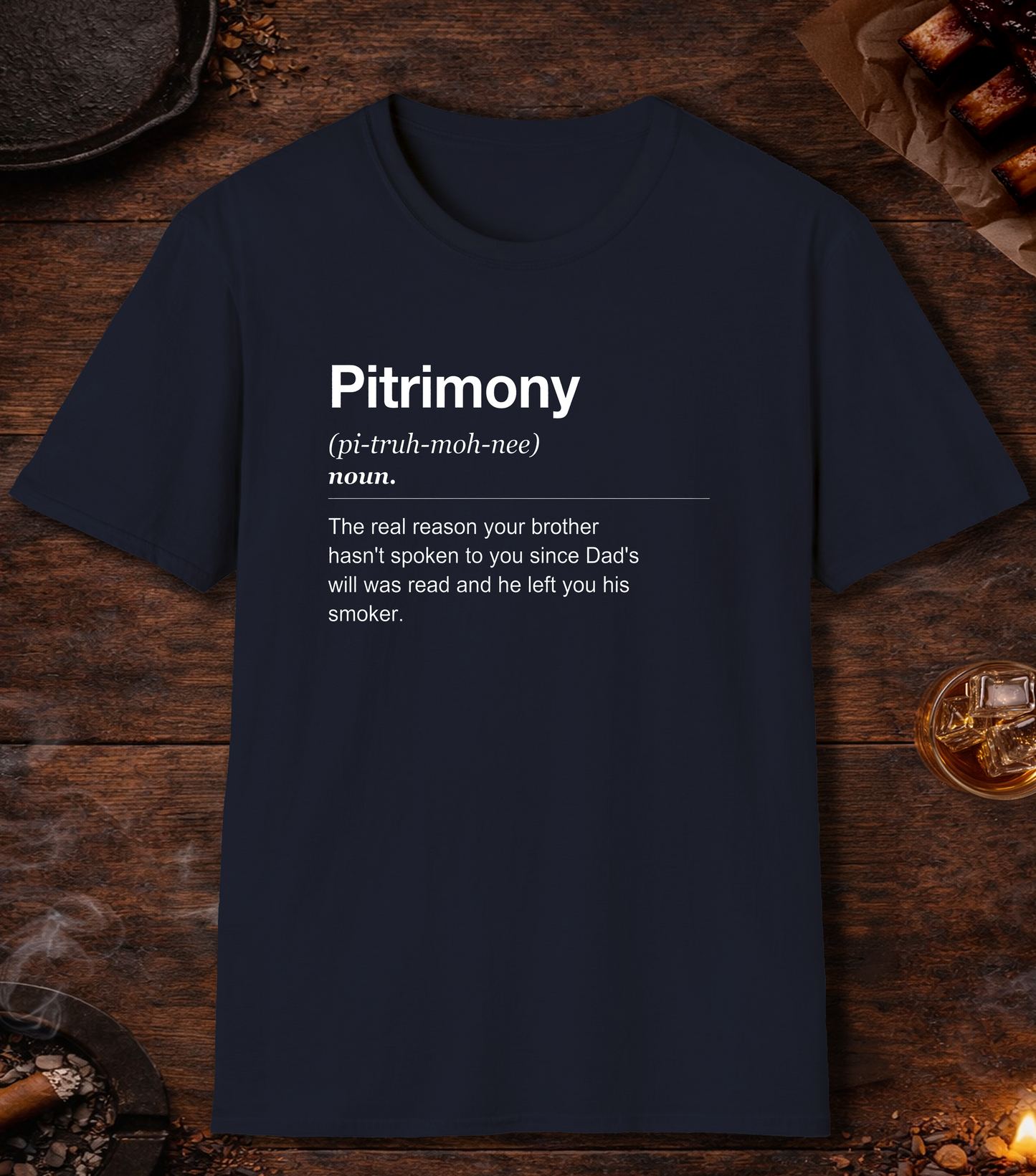 Pitrimony Definition T-Shirt - Navy