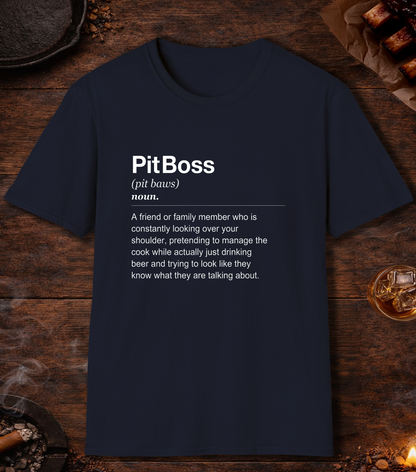 Pit Boss Definition T-Shirt - Navy