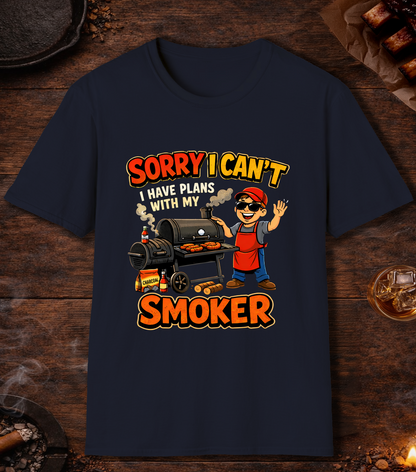 Made Plans With My Smoker T-Shirt - Navy