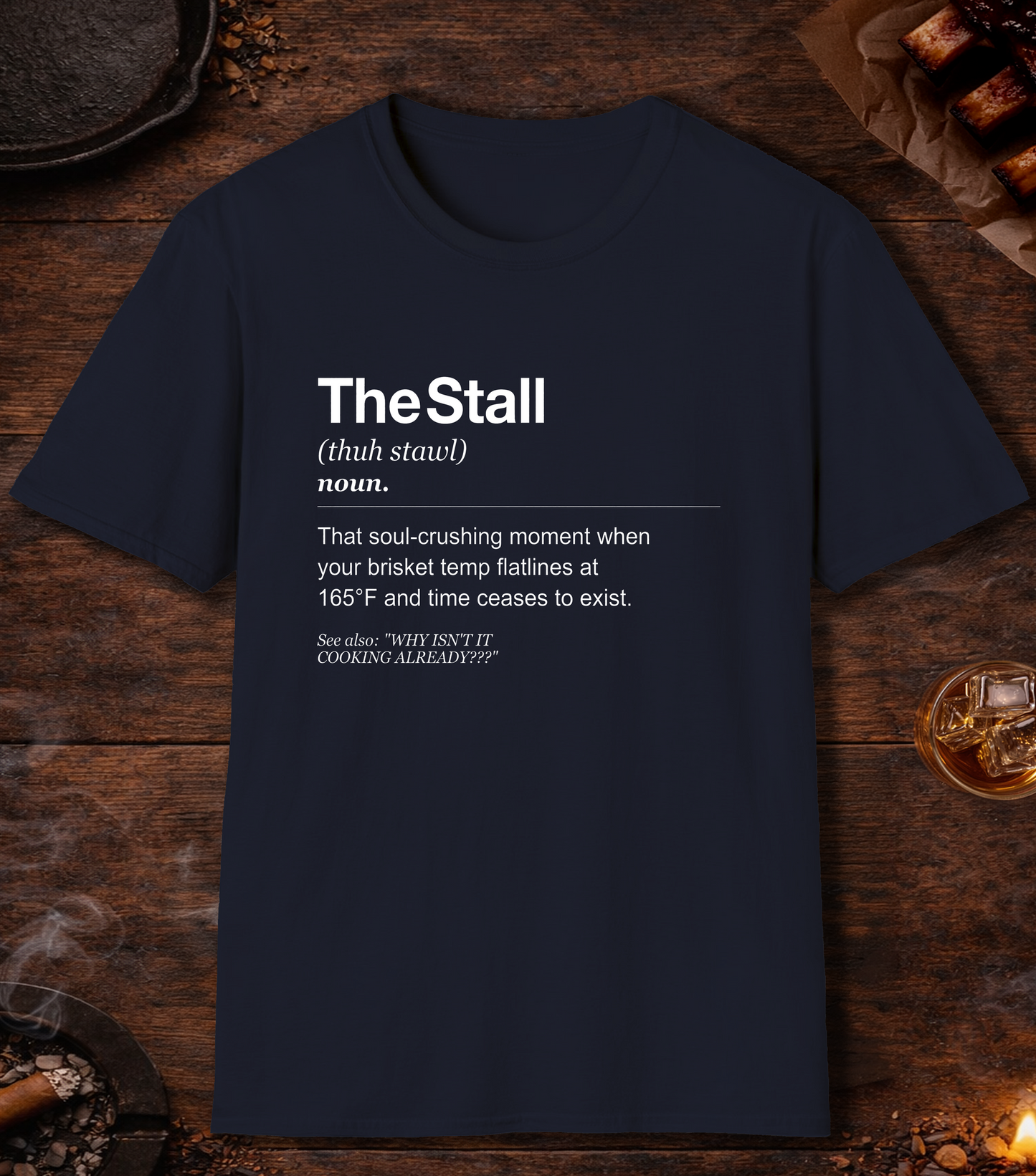 The Stall Definition T-Shirt - Navy