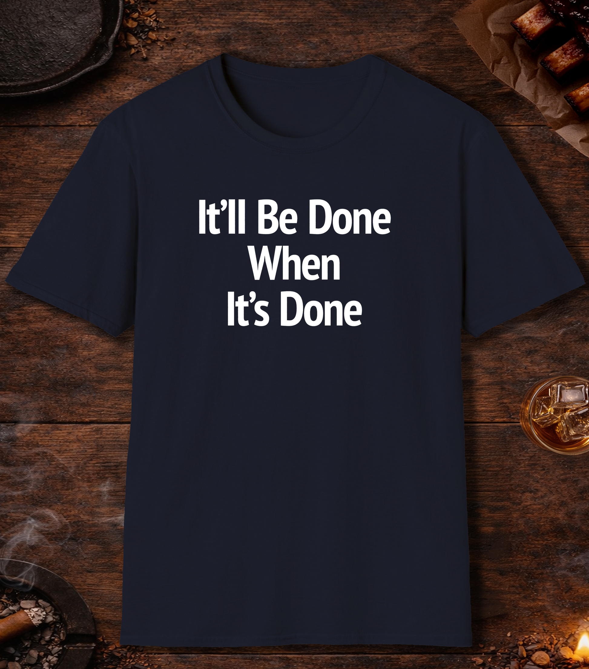 Itll Be Done T-Shirt - Navy