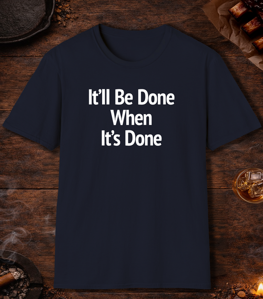 Itll Be Done T-Shirt - Navy